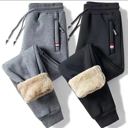 Mens warm casual sweat pants