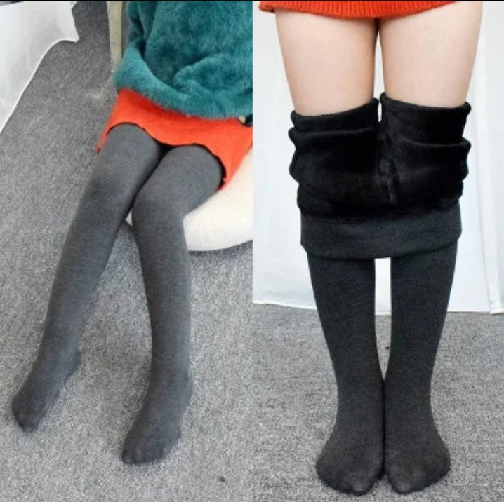 Childrens fleeced tights