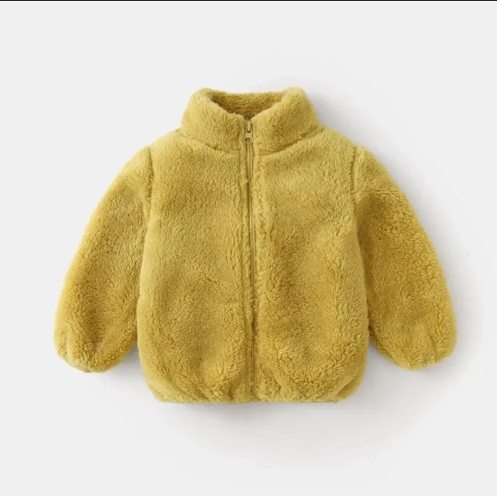 Children's teddy fleeced coat