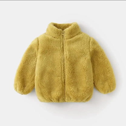 Children's teddy fleeced coat