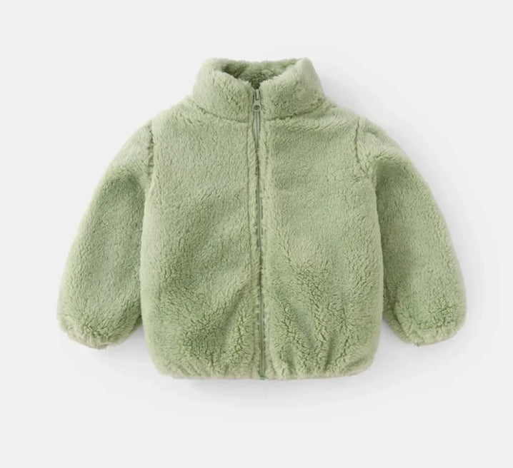 Children's teddy fleeced coat