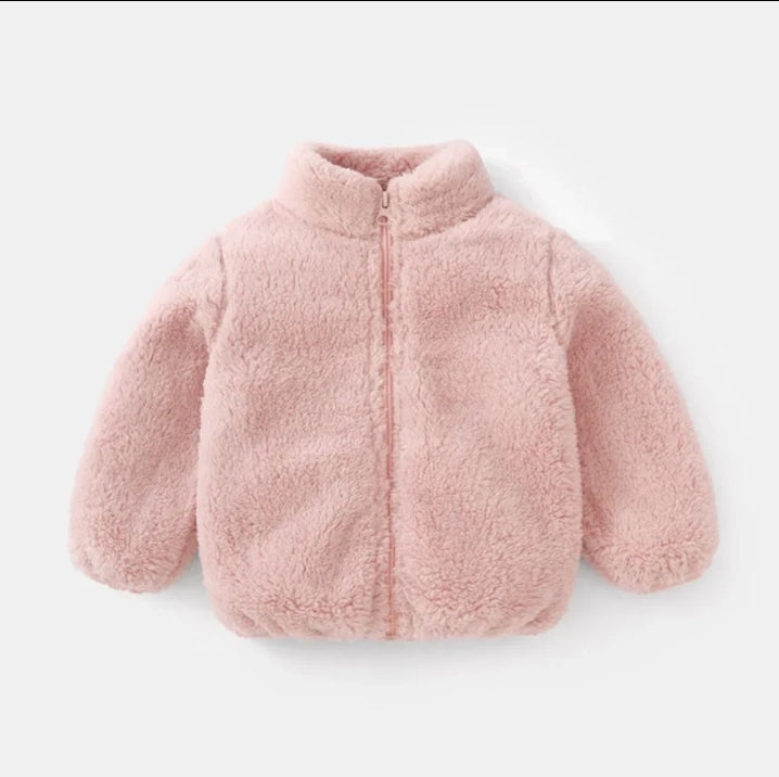 Children's teddy fleeced coat