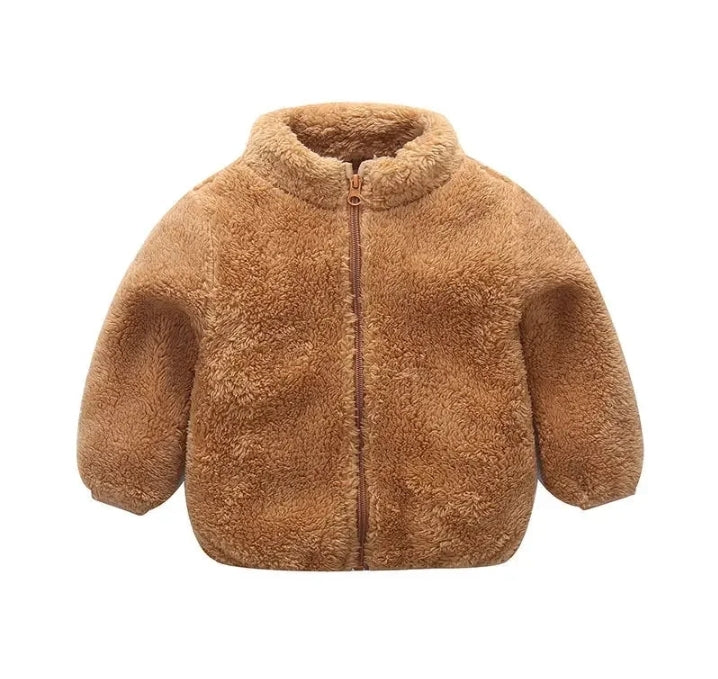 Children's teddy fleeced coat