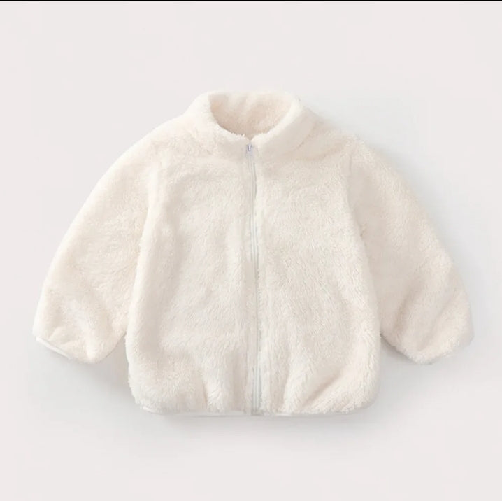 Children's teddy fleeced coat