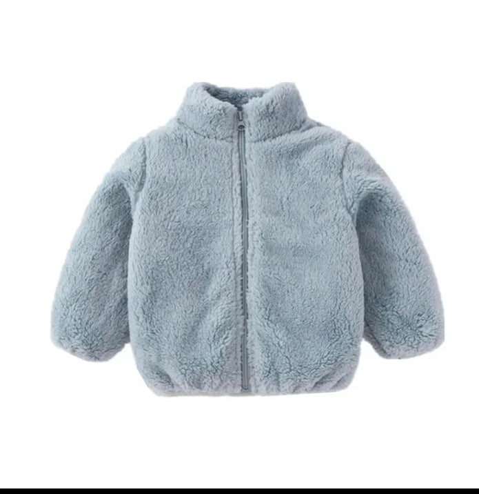 Children's teddy fleeced coat