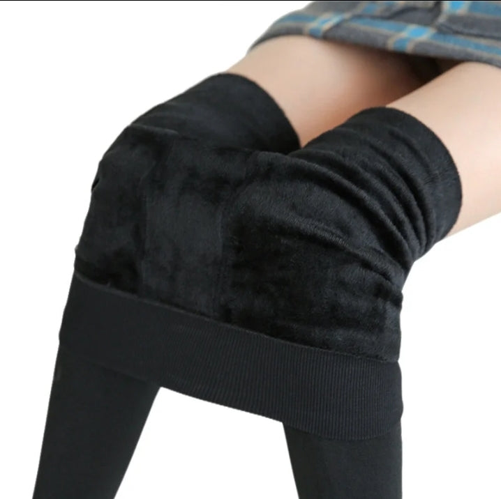 Womens winter fleeced leggings