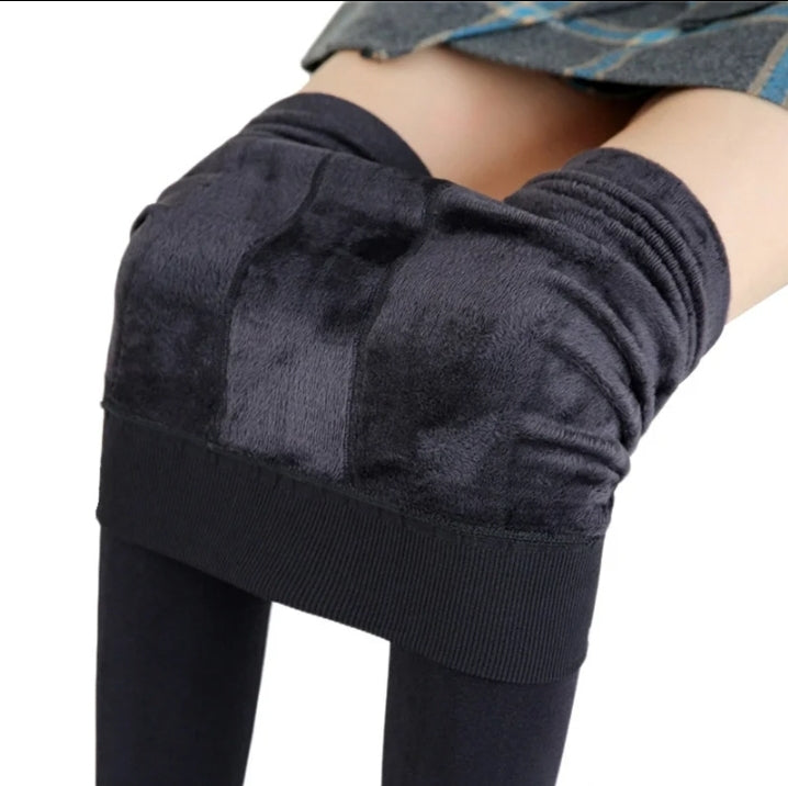 Womens winter fleeced leggings