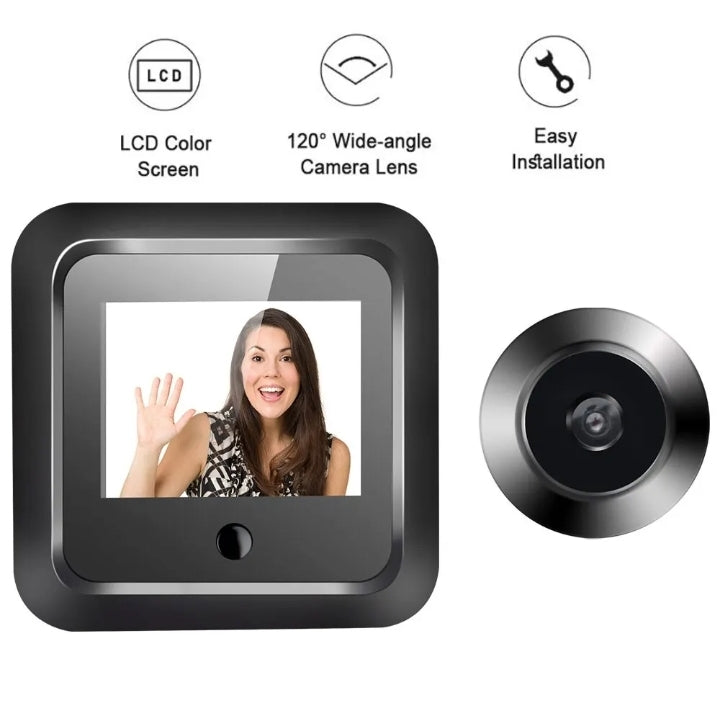 2.4inch peephole 120° smart digital door camera