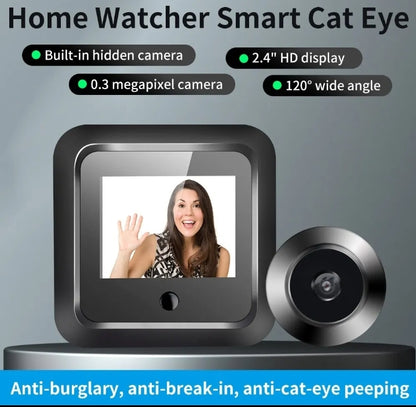 2.4inch peephole 120° smart digital door camera