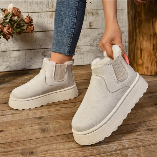 Womens winter short ankle boots