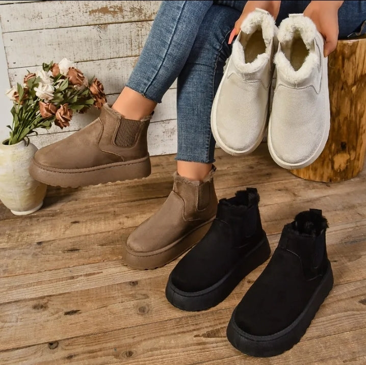 Womens winter short ankle boots