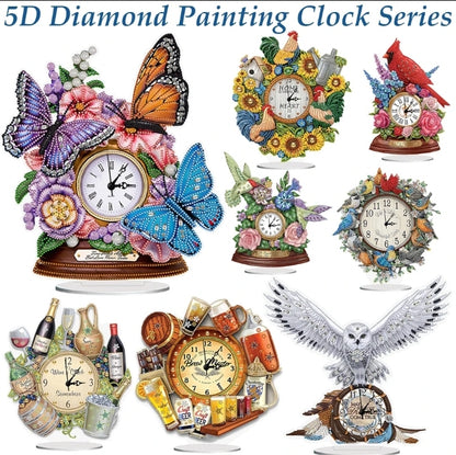 Dimond art clock