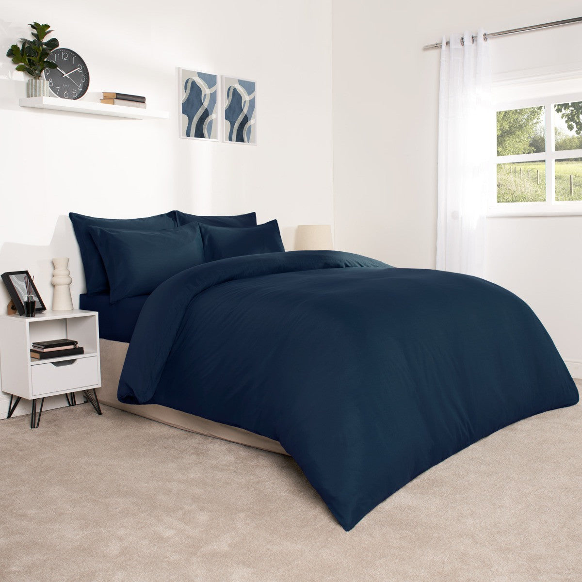 Plain bedding sets