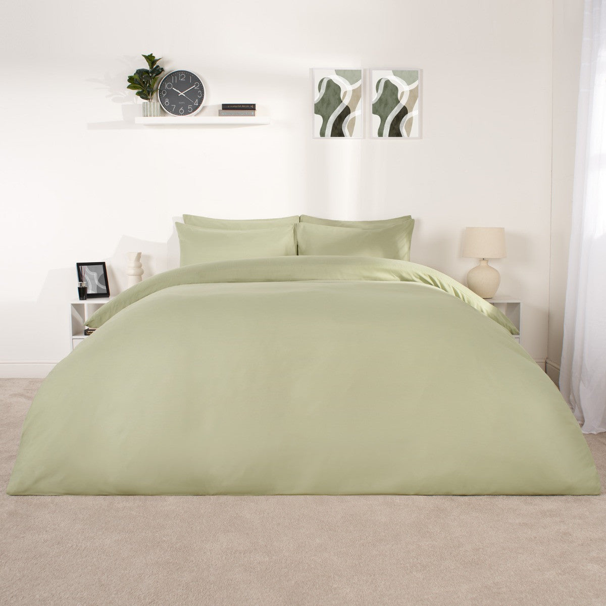 Plain bedding sets