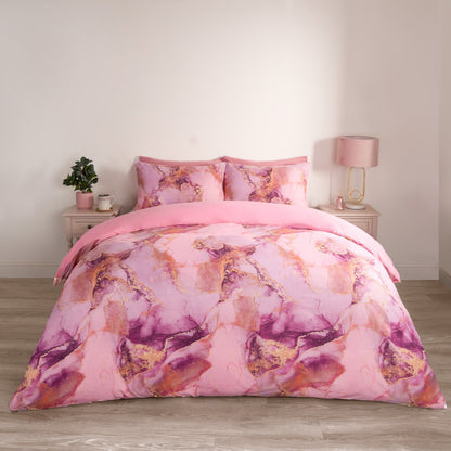 Marble print bedding