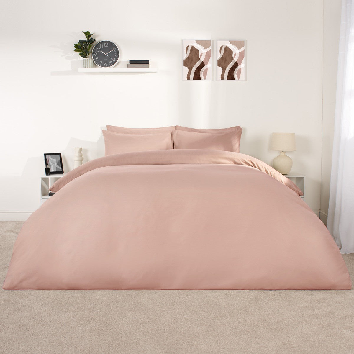 Plain bedding sets