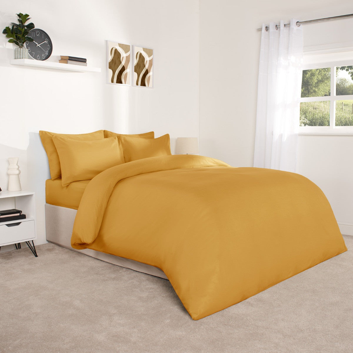 Plain bedding sets